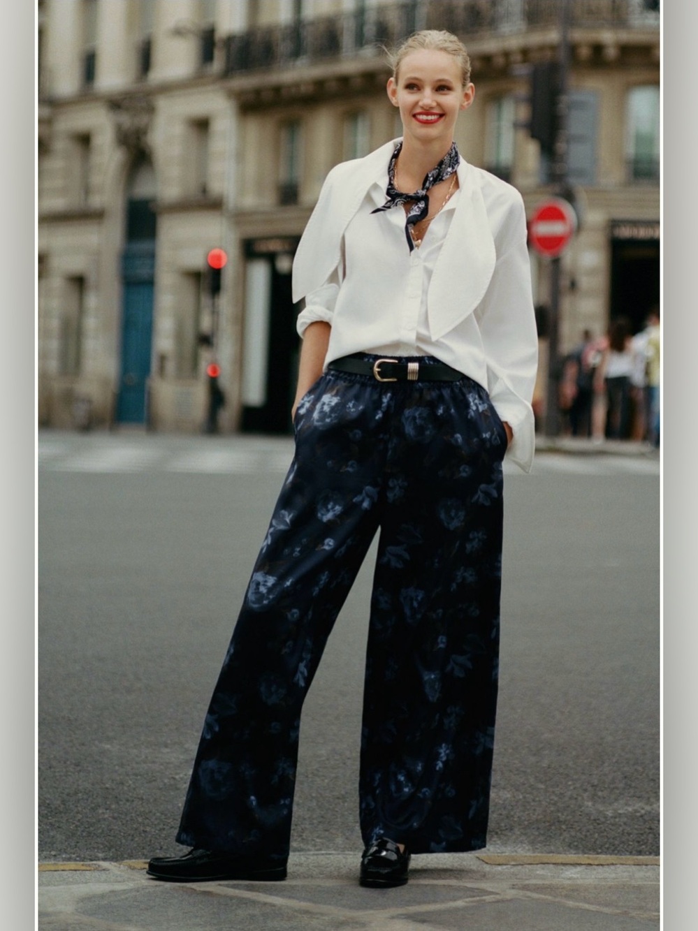 Anthropologie THE SOMERSET
JACQUARD FULL-LENGTH PULL-ON
PANTS